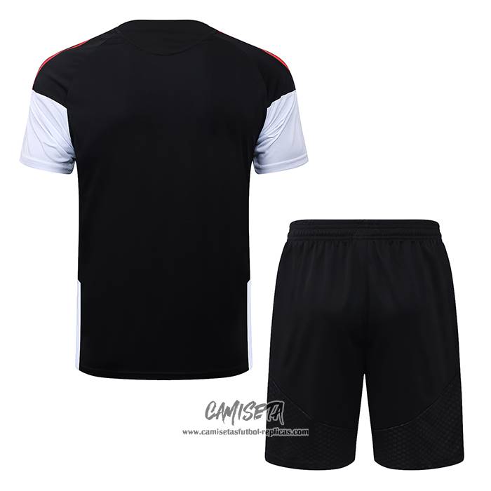 Chandal del Arsenal 2026-2027 Manga Corta Negro - Pantalon Corto